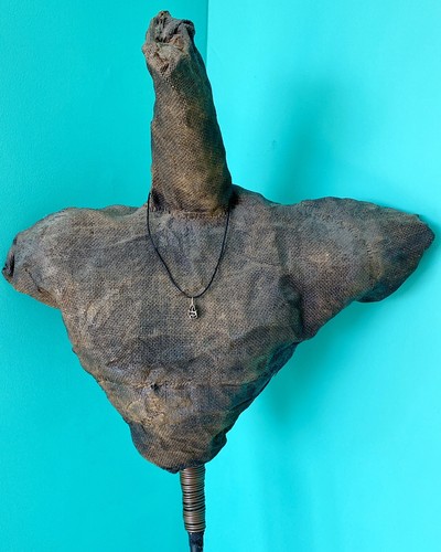 Handmade RAW Natural Meteorite Moldavite 18k Rose Gold Wire Boho Pendant, Gift - Picture 5 of 5