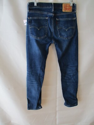 Levi's 510 Cotton Blend Dark Rinse 30 x 29 Skinny Leg Blue Jeans SEE COMMENTS