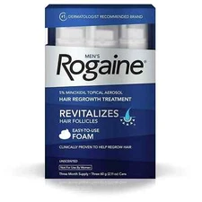 US Rogaine Foam Hair Loss & Regrowth Treatment 5% Minoxidil 1-4 months supply