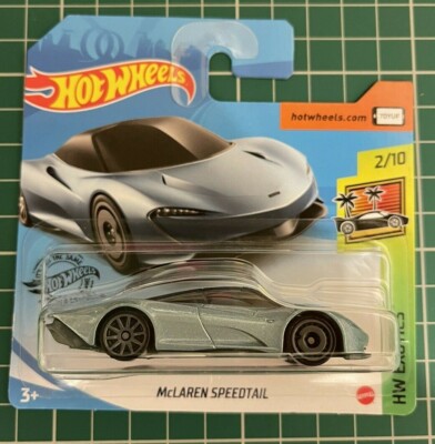 Hot Wheels McLaren Speedtail hellblau HW Exotics Nummer 227 neu und ungeöffnet