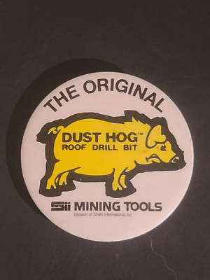 intage Coal Mining Dust Hog Mine Roof Drill Bit Pin Button Smith International