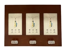 Auburn Tigers Wood Picture Frame/Rack Holder with Knobs by Enmon-New