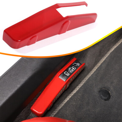 Red ABS Main Driver Fürced Door Opening Switch Cover Trim for Corvette C8 20-23