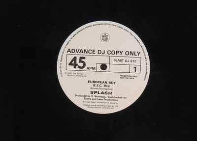 Splash - European Boy (12'', Promo)
