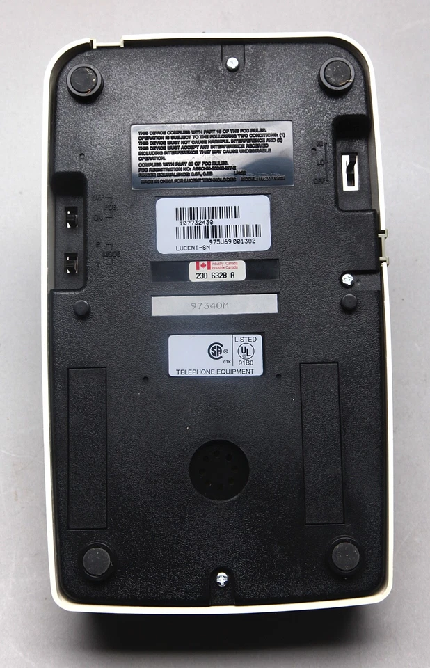 Lucent 2500 YMGM White Corded Analog Phone New- Open Box - Image 3 of 4