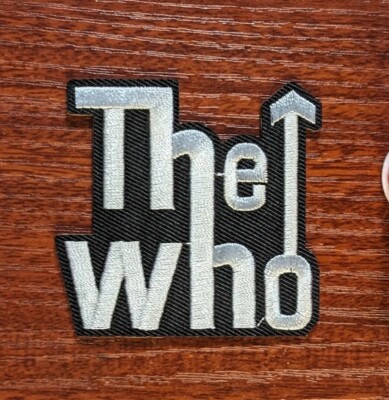 The Who Band Patch Music 60s Classic Rock Pop Embroidered Iron On 2.5x2''