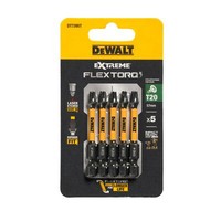 Dewalt DT7395T Extreme Impact Torsion Schrauber-Bit T20 Schlagfest 50Mm 5Stk