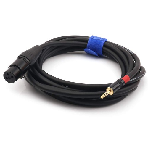 3,5 mm (1/8 Zoll) TRS Stereo Stecker auf XLR-Buchse Verbindung Audio Mikrofon... - Bild 2 von 7