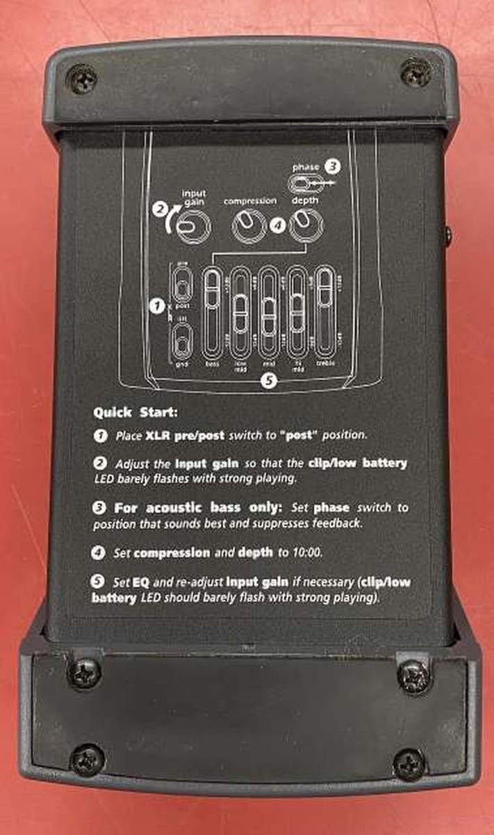 Used) FISHMAN Pro EQ Platinum Bass Preamp USED D.I. Equalizer from