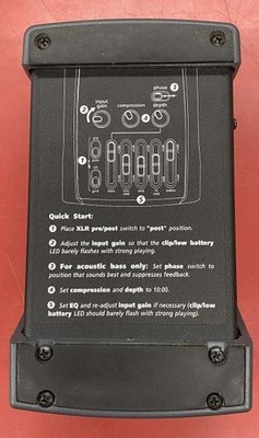 Used) FISHMAN Pro EQ Platinum Bass Preamp USED D.I. Equalizer from