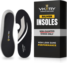 VKTRY Silver Performance Insoles Carbon Fiber Athletic Shock Absorb