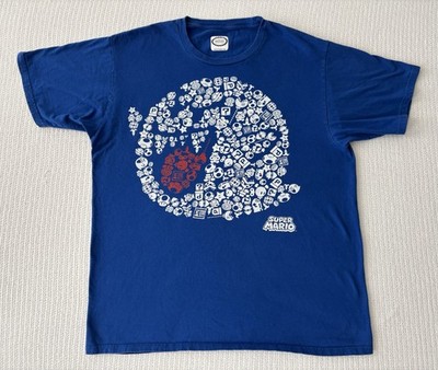 Nintendo Super Mario Boo Ghost T-Shirt Large Blue Video Games Official Goombas
