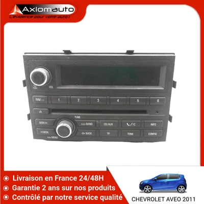 🇫🇷 AUTORADIO CHEVROLET AVEO I 2008-2011 ➤95127261 ♻️ - Photo 1/3