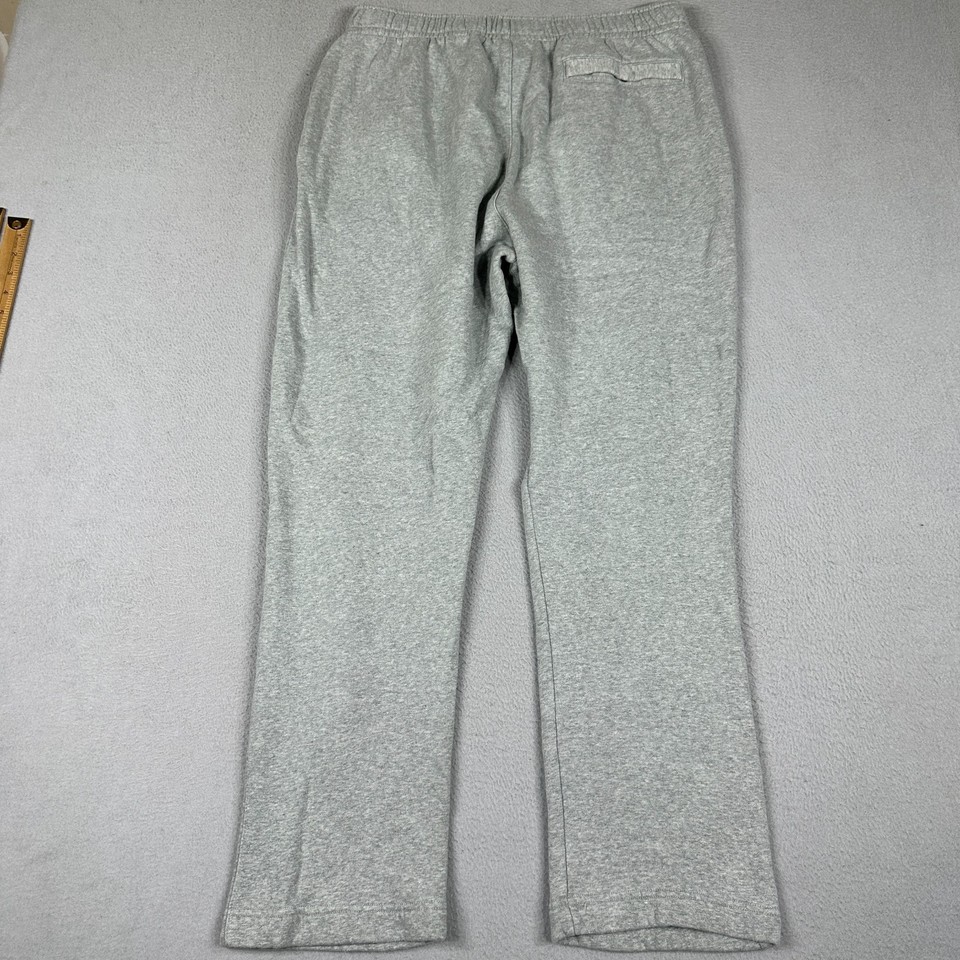 Nike Dri Fit Sz XL Sweatpants Heathered Gray Straight Leg Logo Active ...