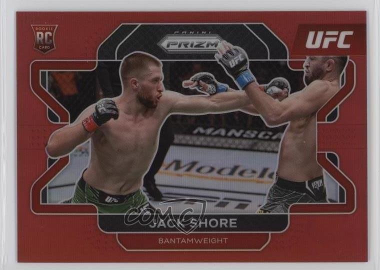 2022 Panini Prizm UFC Red Prizm 219/299 Jack Shore #33 0x5e