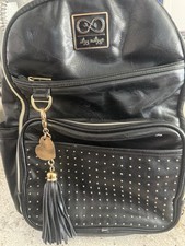 Itzy Ritzy Chelsea  Cole Boss Plus Diaper Bag-pack Blk Studded W/ Changing Pad