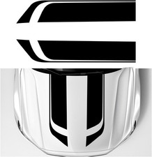 Car Hood Decal Sticker, Racing Stripe Graphic Stickers for Auto B Color: Black