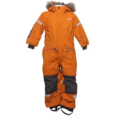 Didriksons, Outdoor Overall, Größe: 100, Orange/Grau, Polyamid/Polyester #xBI