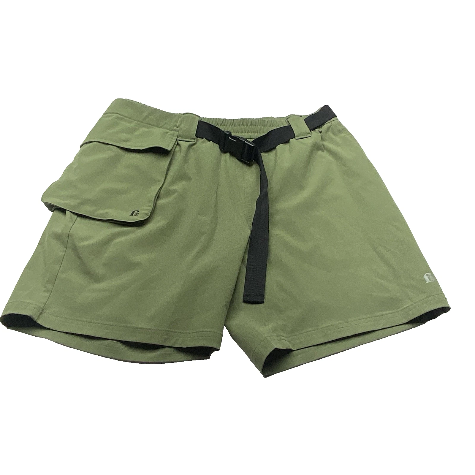 Bonobos Fielder Hiking Shorts Mens M Khaki Green Ripstop Belt Fishing Gorpcore