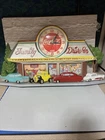 Vintage 1988 Coca Cola Clock Family Drive In Burwood Products WORKS 20.75”long