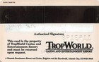 TropWorld Casino - Atlantic City, NJ - 6b Issue Slot Card with Data Card PA — photo 2