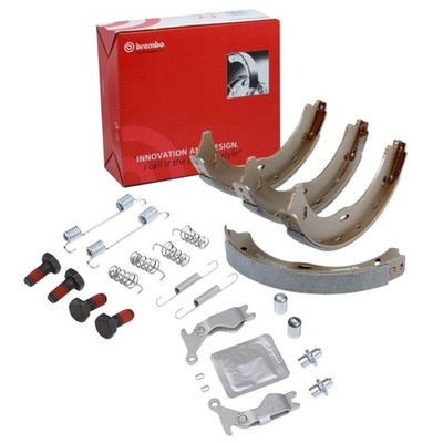 BREMBO Bremsbacken + Nachsteller Federn Satz Hinten für MERCEDES VITO W639