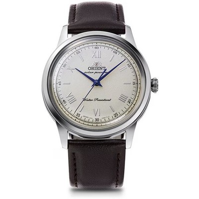 Orient Bambino 38 RN-WK0003G Solar  Leather Watch Japan JDM New
