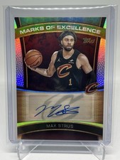 2025-26 Topps Basketball Marks of Excellence Holo Max Strus Auto Cleveland Cavs