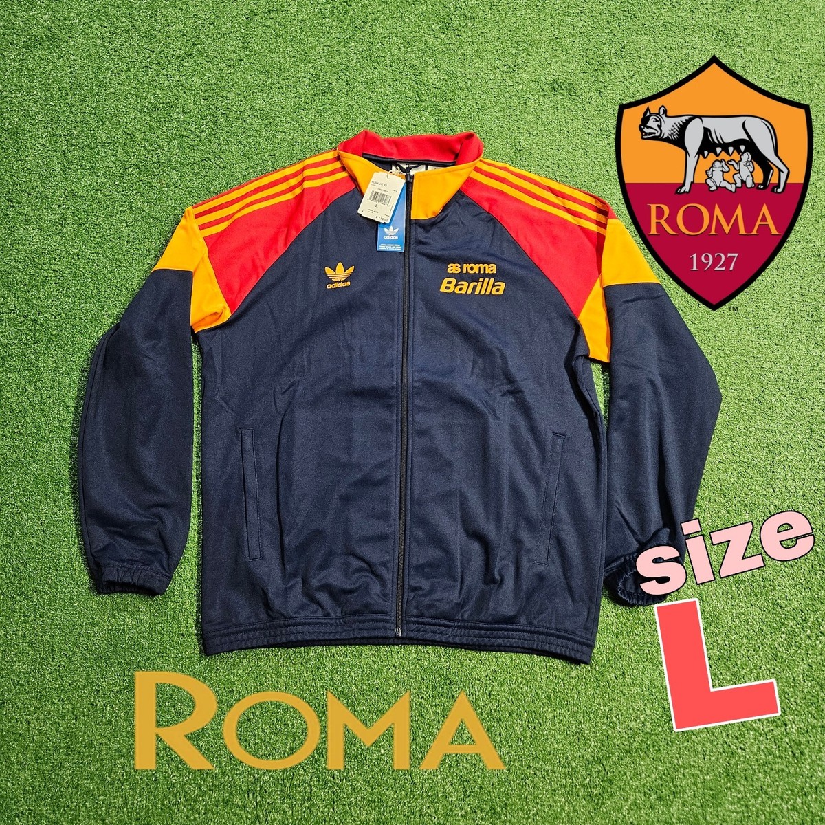 adidas AS Roma トラックジャケット 93 Sサイズ ADIDAS AS ROMA BRING BACK 1993 TRACK JACKET IT3878 SIZE L | eBay