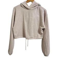 Aritzia The Group by Babaton Weekender Cinchable Pullover Cropped Hoodie Size XS