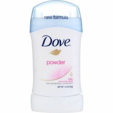 5 Pack Dove Invisible Solid Anti-Perspirant Deodorant, Powder, 1.6 oz