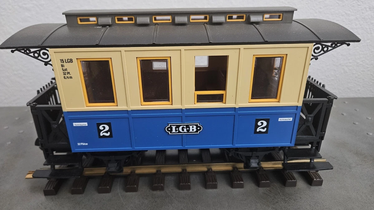 LGB G Blue Train Plastic Model Railroad Passenger Cars for sale | eBay