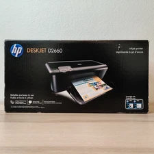 HP Deskjet D2660 Inkjet Printer CH366A New in Box Windows USB Simple Home Office