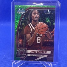 2024-25 1st Bowman Chrome U Green Shimmer Joyce Edwards RC #36 S. Carolina