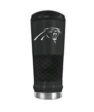 Black Carolina Panthers 24oz Stealth Matte Tumbler