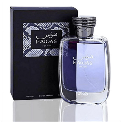 Rasasi Hawas for Men Eau de Parfum 100ml | Fresh Aquatic Citrus Long Lasting