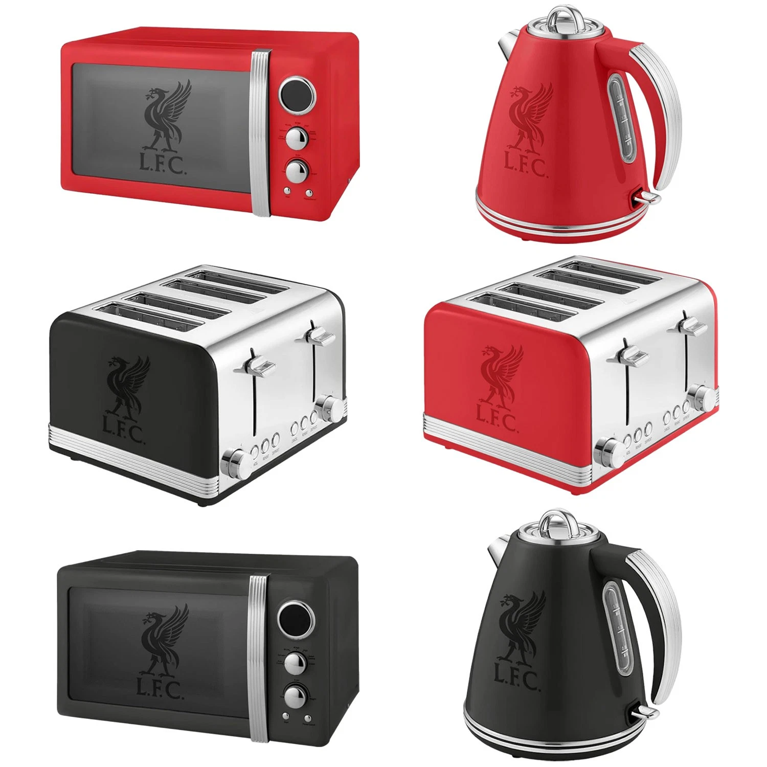 Official Liverpool Football Club Retro Kettle Microwave Toaster Appliances Swan
Opens in a new windo