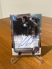 Kayson Cunningham 2025 Bowman Draft - Chrome Prospect Autographs (RC) 1st Bowman