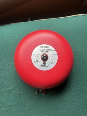 Potter Electric Signal PBD-246 Fire Alarm Bell, 6'', 24VDC