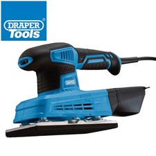 240W Electric Sander 1/3 Sheet Variable Speed & Dust Collection Box Draper 92613