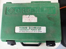 Greenlee 7238SB Manual Punch Driver Set - 15 Piece