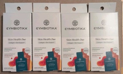 4 Brand New Packs Cymbiotika Skin Health Duo 20 ML Exp 10/26 