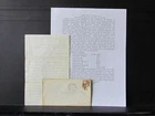 21st Connecticut Infantry soldier letter & envelope about Drewrey's Bluff battle