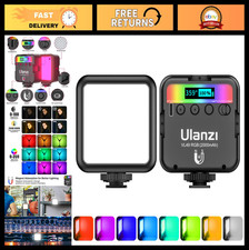 RGB Video Light - 360  Full Color LED Camera Lighting, Portable Dimmable Panel,