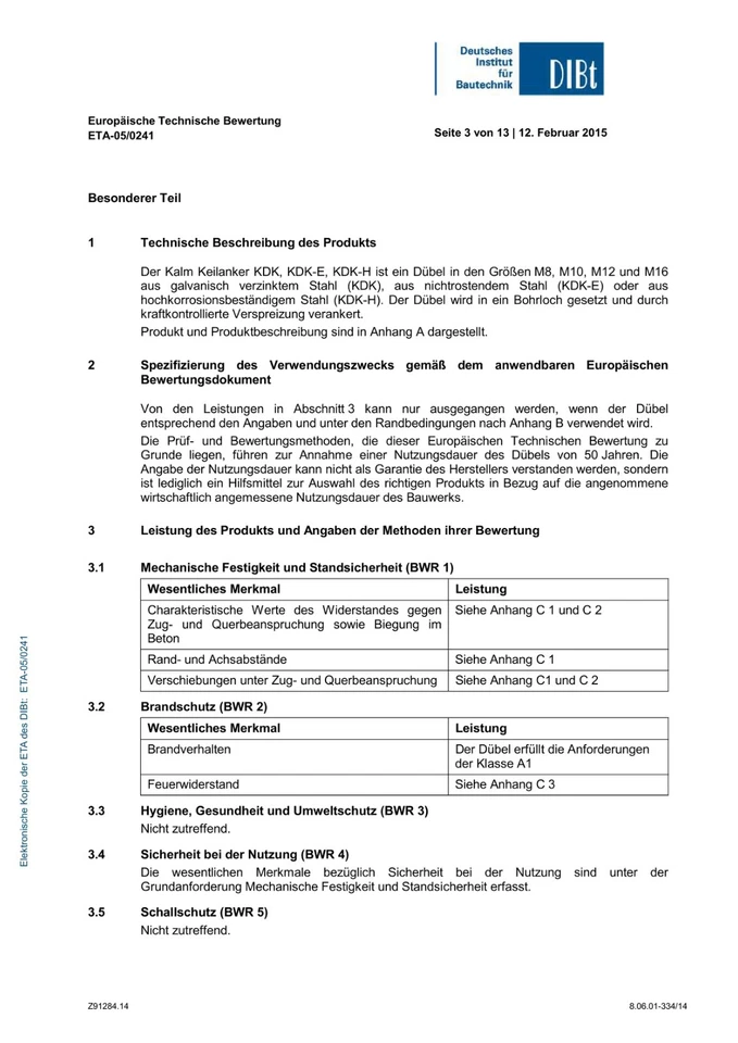 Bolzenanker Schwerlastanker Ankerbolzen Keilanker, Stahl verzinkt M8-M16 - Bild 4 von 4
