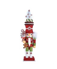 Kurt Adler 13.5-inch Hollywood Candy Soldier Nutcracker