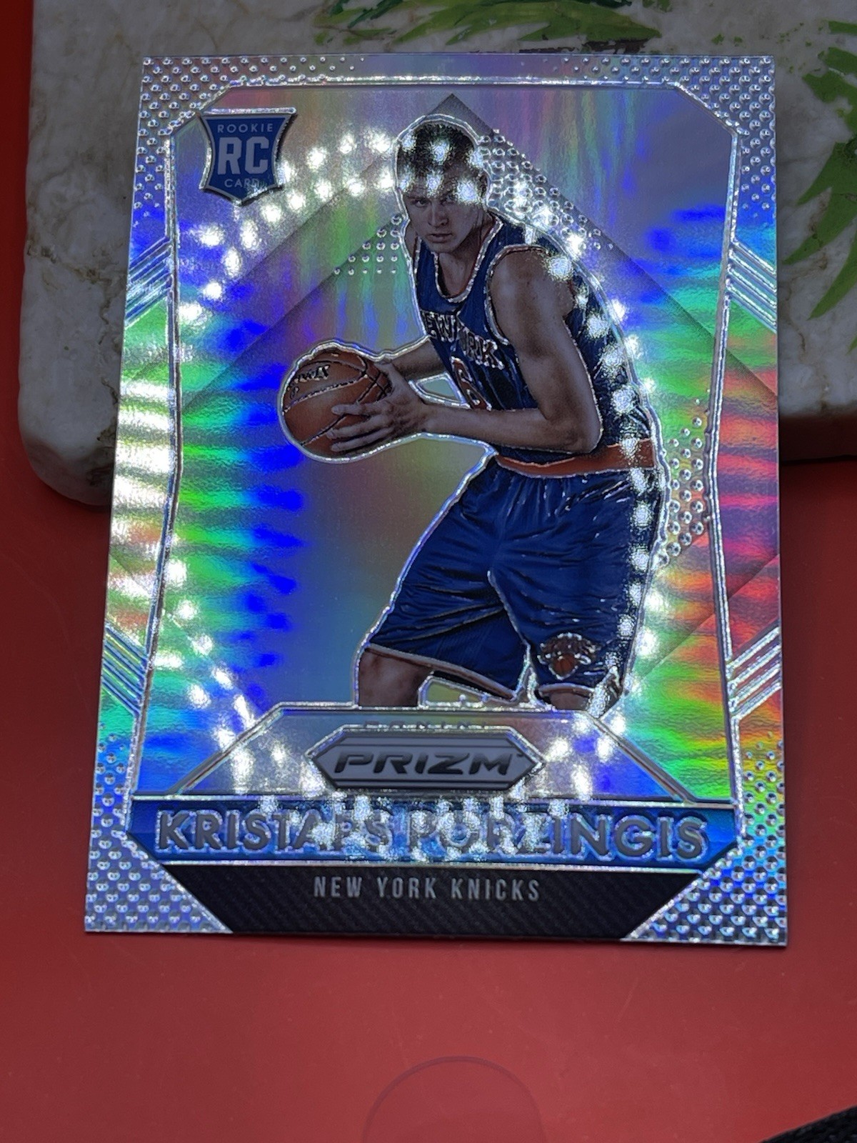 2015-16 Panini Prizm - Rookies Kristaps Porzingis #348 Silver Prizm Rookie (RC)