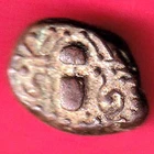 ANCIENT INDIA INDO SASSANAIN TYPE GADHAYA DYNASTY KING PORTRAIT RARE COIN #J27