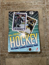Topps 1990 Hockey Picture Cards Bubble Gum 36 Packs Unopened NHL OPEN BOX