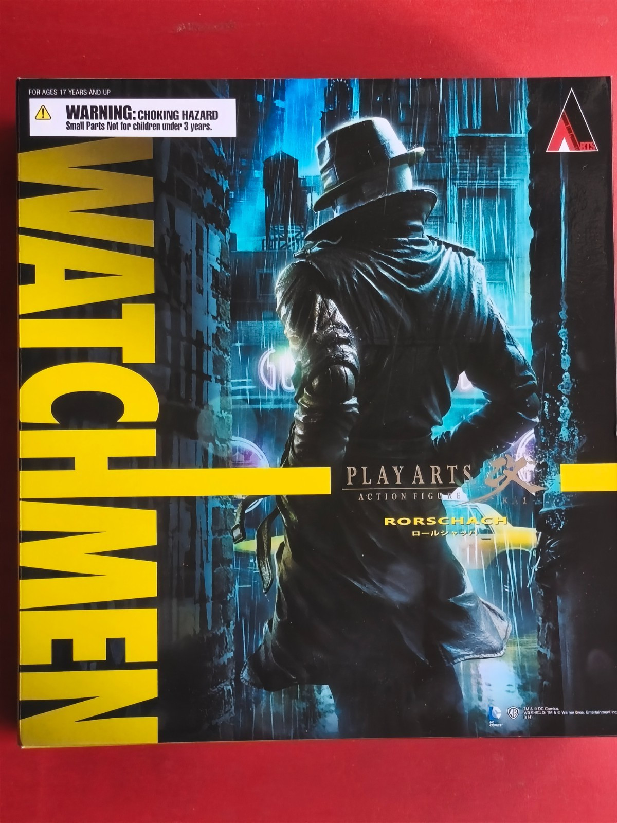 Figurine Rorschach Watchmen Play Arts KAI 9,5 inch - Statuette PVC de 24 cm articulée
